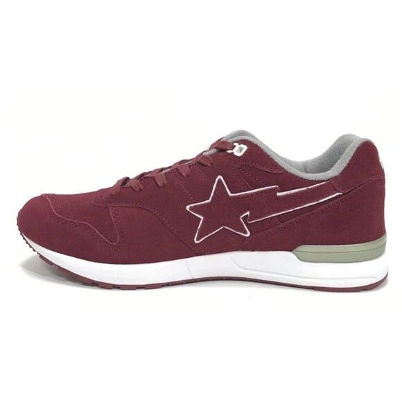 A BATHING APE BAPE STA \'NB\' TRAINER RED Burgundy Size 8 NIB RARE main image 10